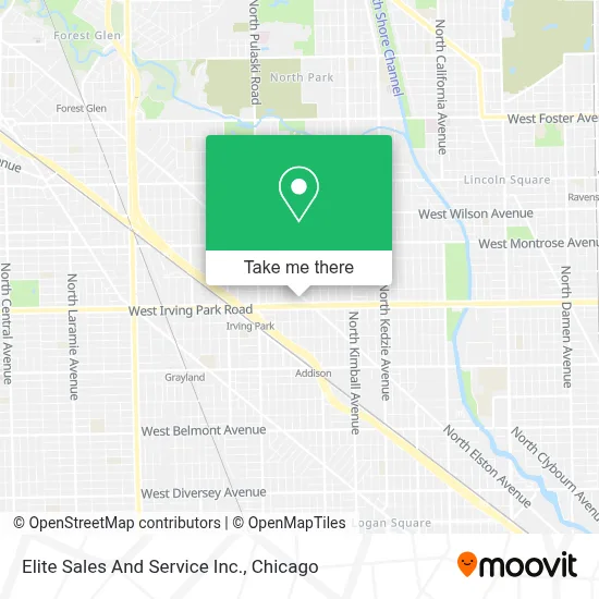 Elite Sales And Service Inc. map
