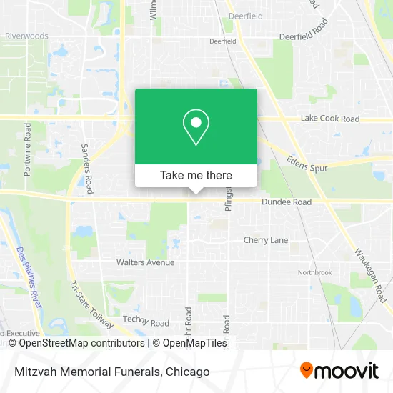 Mitzvah Memorial Funerals map