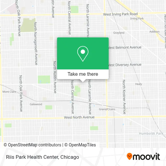 Riis Park Health Center map