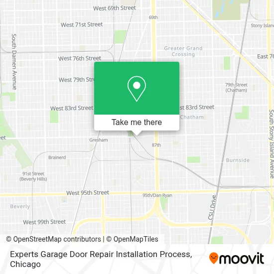 Experts Garage Door Repair Installation Process map