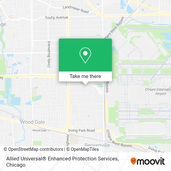 Allied Universal® Enhanced Protection Services map