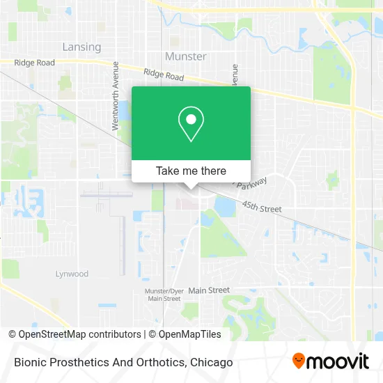 Bionic Prosthetics And Orthotics map