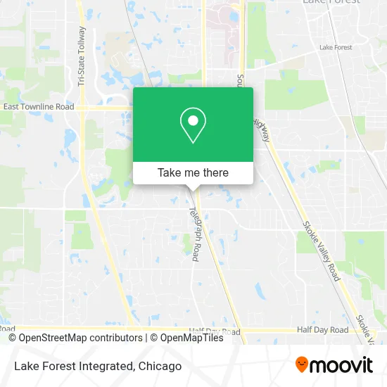 Lake Forest Integrated map