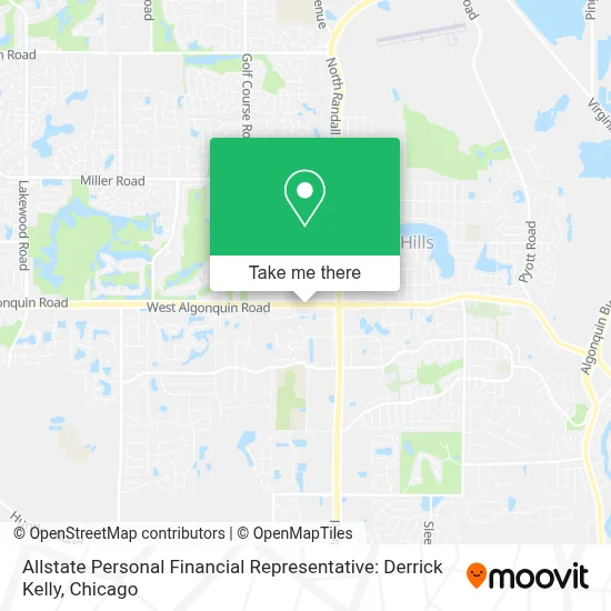 Allstate Personal Financial Representative: Derrick Kelly map