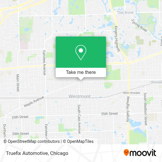 Truefix Automotive map