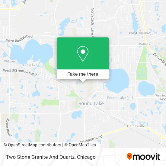 Two Stone Granite And Quartz map