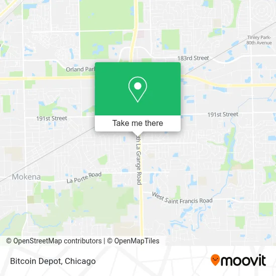 Bitcoin Depot map