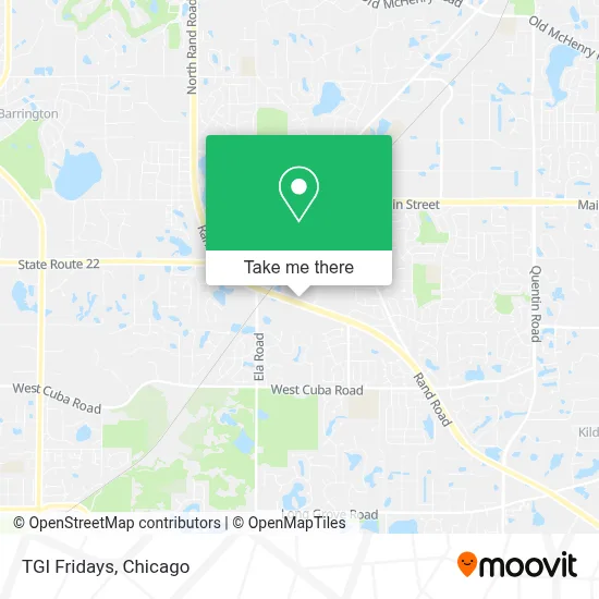 Tgi Fridays map