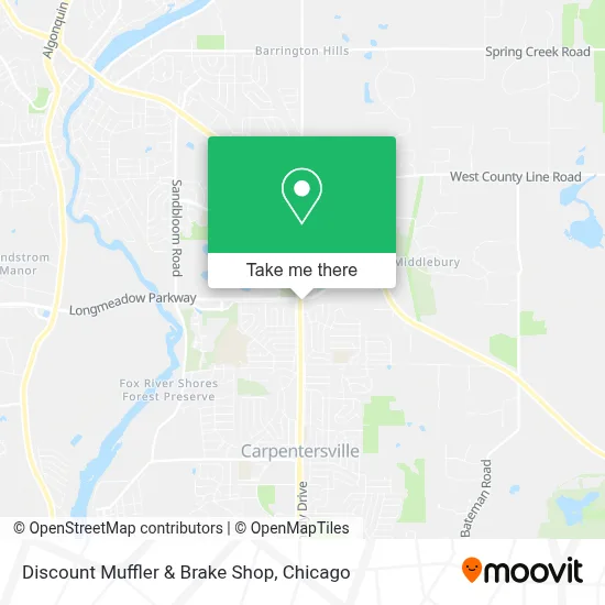 Discount Muffler & Brake Shop map