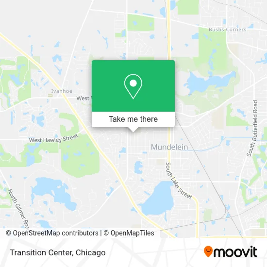 Transition Center map