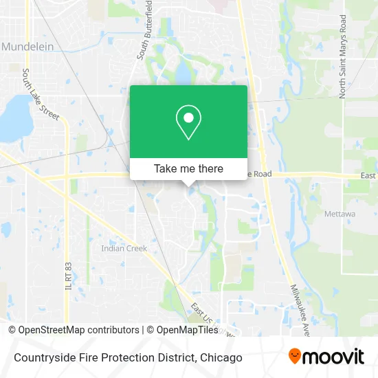 Countryside Fire Protection District map
