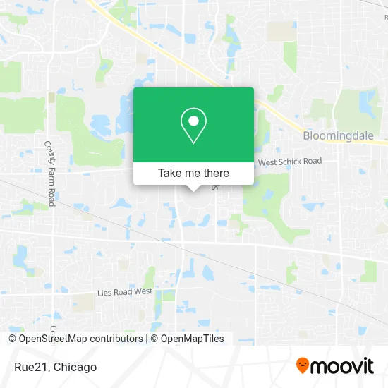 Rue21 map