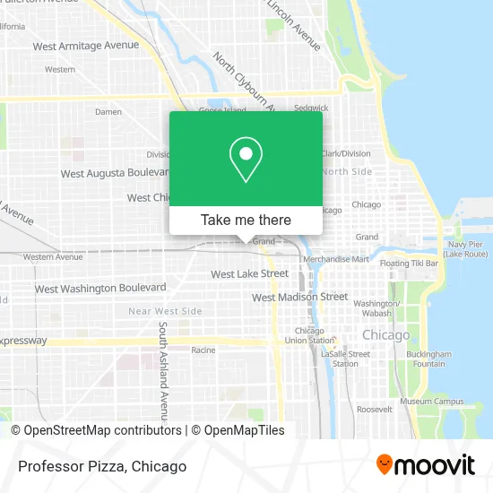 Professor Pizza map