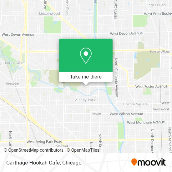 Carthage Hookah Cafe map
