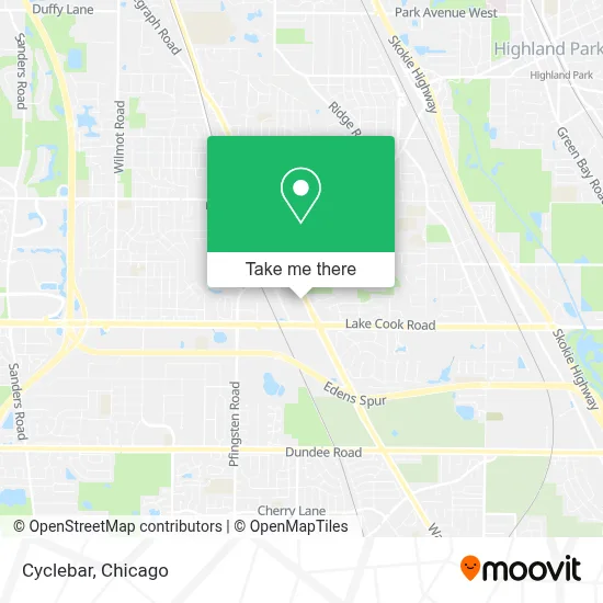 Cyclebar map