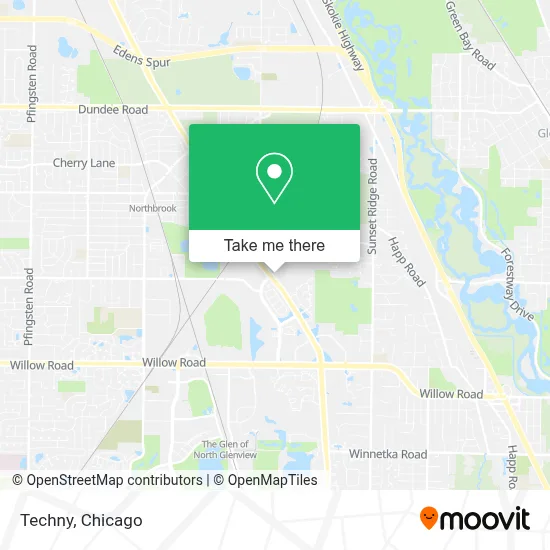 Techny map
