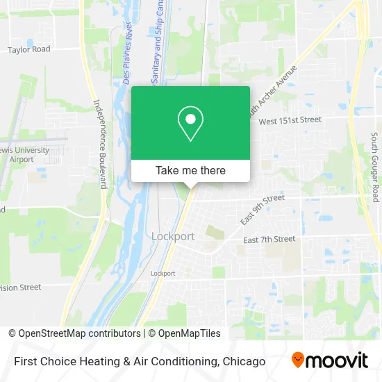 First Choice Heating & Air Conditioning map