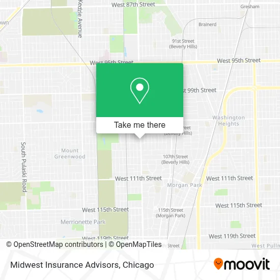 Midwest Insurance Advisors map