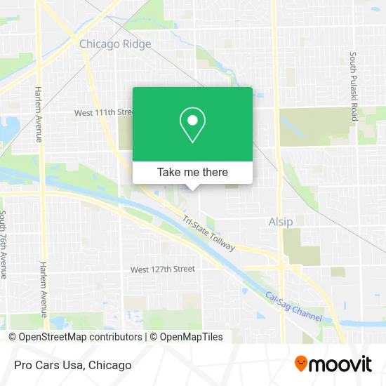 Pro Cars Usa map