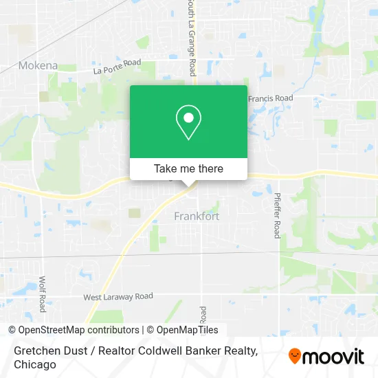 Gretchen Dust / Realtor Coldwell Banker Realty map