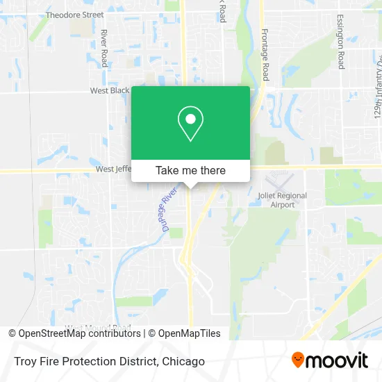 Troy Fire Protection District map