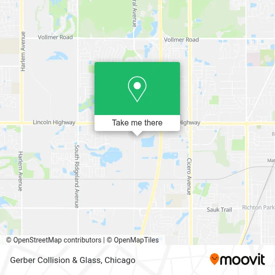 Gerber Collision & Glass map