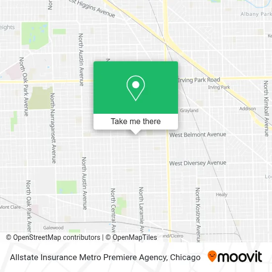 Allstate Insurance Metro Premiere Agency map