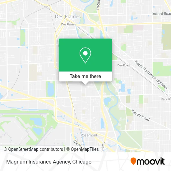 Magnum Insurance Agency map