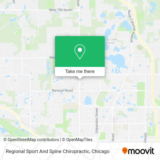 Regional Sport And Spine Chiropractic map