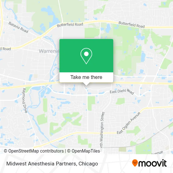 Midwest Anesthesia Partners map