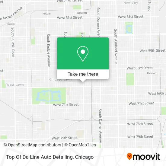 Top Of Da Line Auto Detailing map
