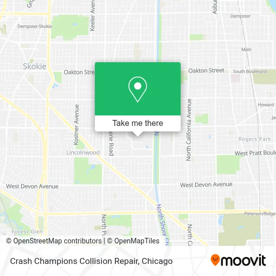 Crash Champions Collision Repair map