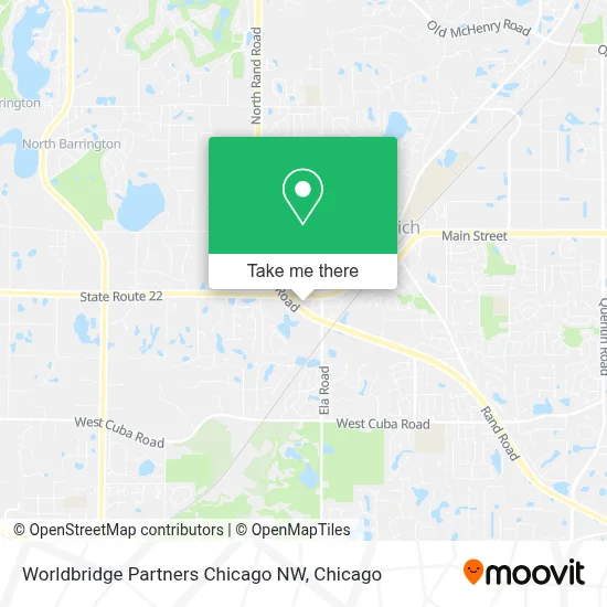 Worldbridge Partners Chicago NW map