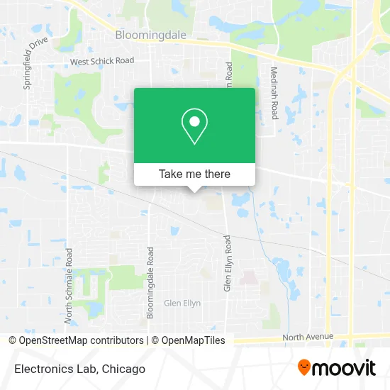 Electronics Lab map