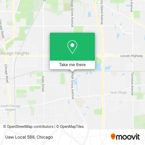Uaw Local 588 map