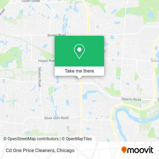 Cd One Price Cleaners map