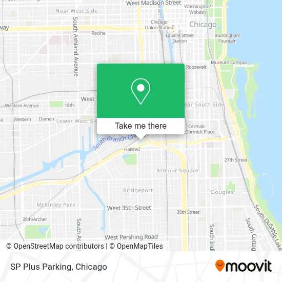 SP Plus Parking map