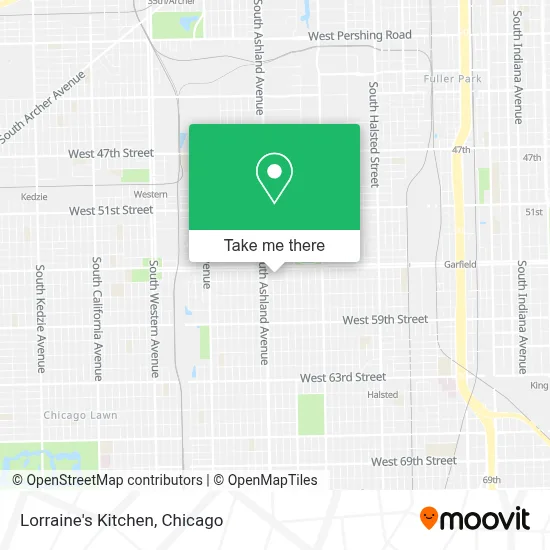 Lorraine's Kitchen map