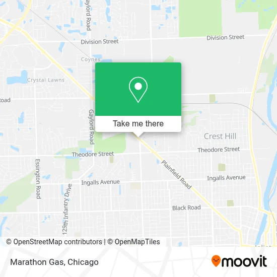 Marathon Gas map