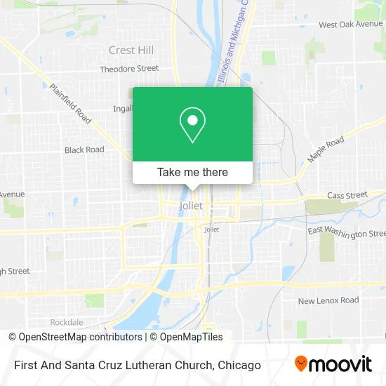 First And Santa Cruz Lutheran Church map
