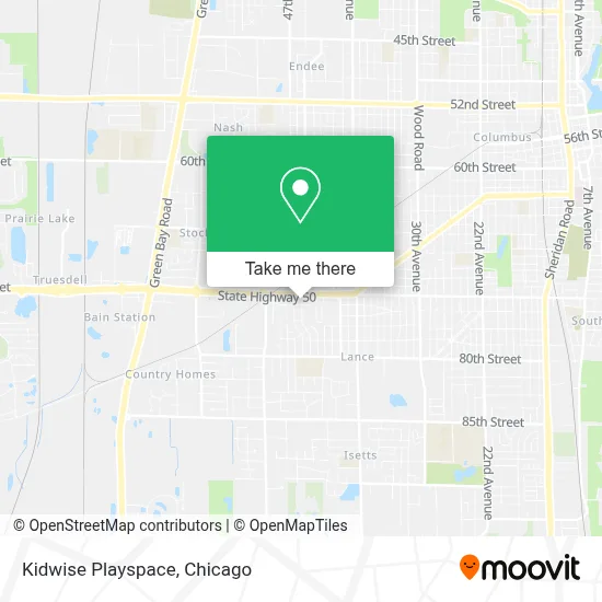 Kidwise Playspace map