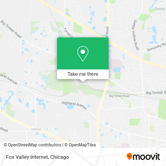 Fox Valley Internet map