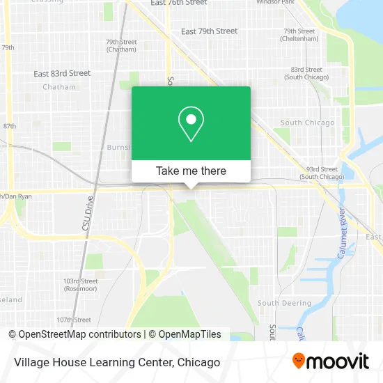 Village House Learning Center map