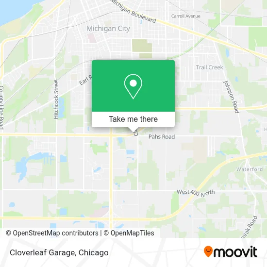 Cloverleaf Garage map