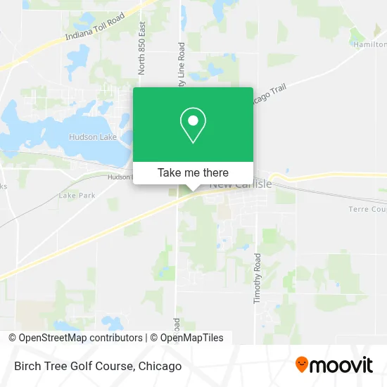 Birch Tree Golf Course map