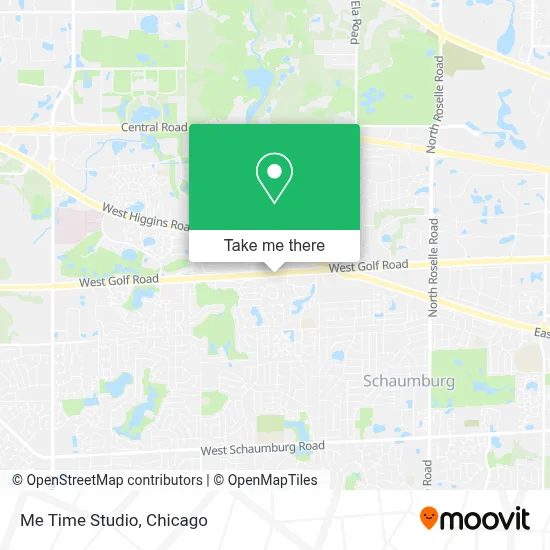 Me Time Studio map