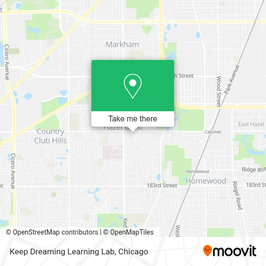 Keep Dreaming Learning Lab map