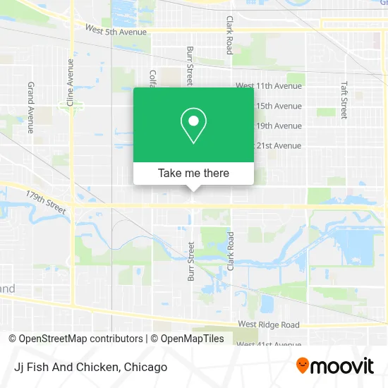 Jj Fish And Chicken map