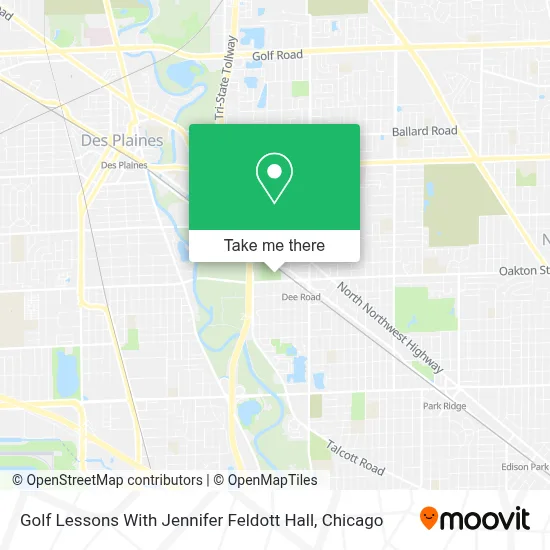 Golf Lessons With Jennifer Feldott Hall map