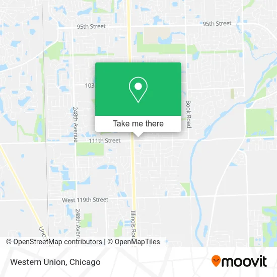 Western Union map